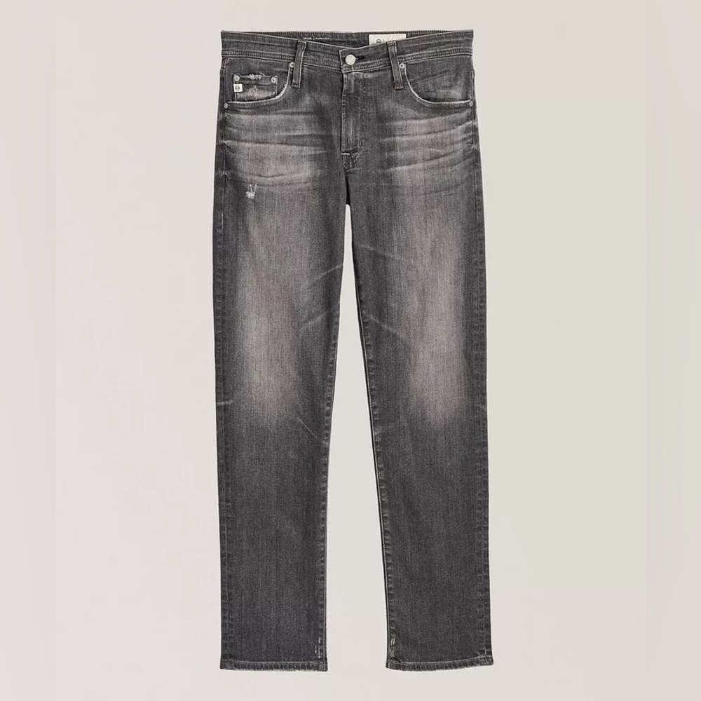 AG Adriano Goldschmied Men's Slim Jeans in Gray